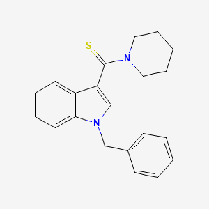 (1-benzyl-1H-indol-3-yl)(piperidin-1-yl)methanethione