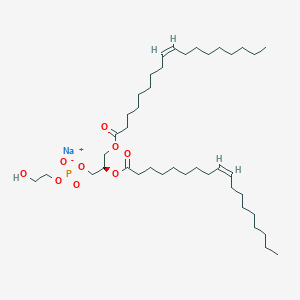 Sodium (2R)-2,3-bis{[(9Z)-octadec-9-enoyl]oxy}propyl 2-hydroxyethyl phosphate