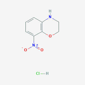 8-Nitro-3,4-dihydro-2H-benzo[b][1,4]oxazine hydrochloride