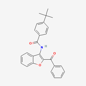 N-(2-benzoyl-1-benzofuran-3-yl)-4-tert-butylbenzamide