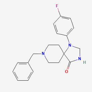 molecular formula C20H22FN3O B1502591 8-Benzyl-1-(4-fluorophenyl)-1,3,8-triazaspiro(4,5)decan-4-one CAS No. 85098-78-8