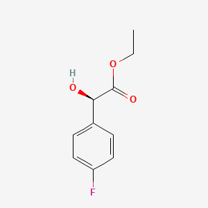 molecular formula C10H11FO3 B1502599 (R)-Ethyl 2-(4-fluorophenyl)-2-hydroxyacetate 