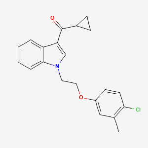 Methanone, [1-[2-(4-chloro-3-methylphenoxy)ethyl]-1H-indol-3-yl]cyclopropyl-