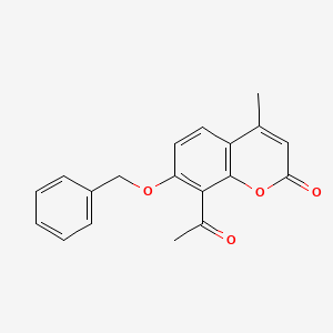 8-acetyl-7-(benzyloxy)-4-methyl-2H-chromen-2-one