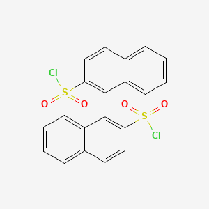 molecular formula C20H12Cl2O4S2 B1502606 (R)-1,1'-Binaphthyl-2,2'-disulfonyl Dichloride CAS No. 1187629-43-1
