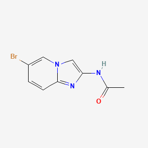 molecular formula C9H8BrN3O B1502607 N-(6-bromoimidazo[1,2-a]pyridin-2-yl)acetamide 