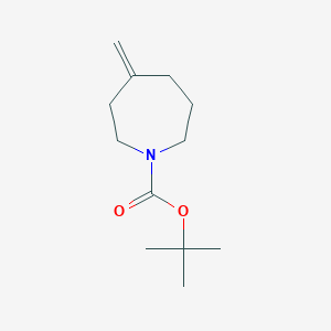 molecular formula C12H21NO2 B1502608 叔丁基4-亚甲基氮杂环庚烷-1-羧酸酯 CAS No. 790705-08-7