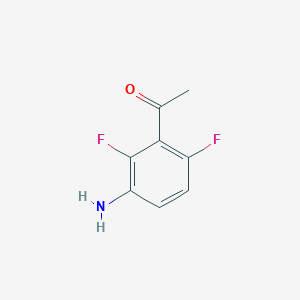 molecular formula C8H7F2NO B1502619 1-(3-Amino-2,6-difluorophenyl)ethanone CAS No. 99724-35-3