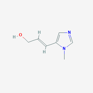 molecular formula C7H10N2O B1502621 3-(1-Methyl-1H-imidazol-5-yl)prop-2-en-1-ol 
