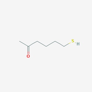molecular formula C6H12OS B1502623 6-巯基-2-己酮 CAS No. 408340-08-9