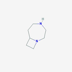molecular formula C7H14N2 B1502626 1,4-Diazabicyclo[5.2.0]nonane CAS No. 255833-47-7