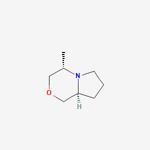 molecular formula C8H15NO B1502634 (4S,8AS)-4-Methyl-hexahydro-1H-pyrrolo[2,1-C][1,4]oxazine 