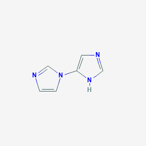 molecular formula C6H6N4 B1502639 1,4-Bi-1h-imidazole CAS No. 79637-82-4