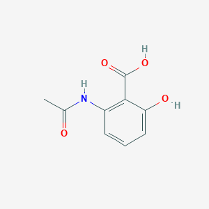 molecular formula C9H9NO4 B1502646 2-Acetamido-6-hydroxybenzoic acid 