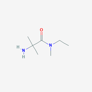molecular formula C7H16N2O B1502650 2-amino-N-ethyl-N,2-dimethylpropanamide 