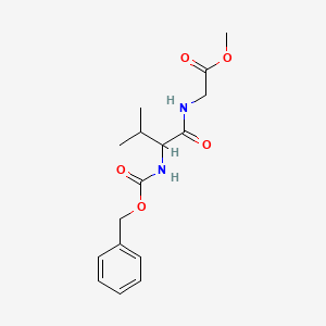 Methyl 2-(2-{[(benzyloxy)carbonyl]amino}-3-methylbutanamido)acetate