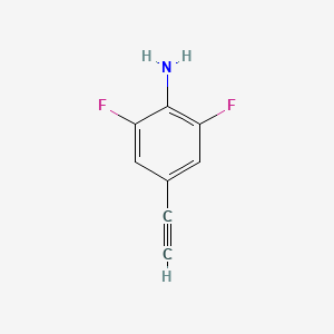 molecular formula C8H5F2N B1502661 4-Ethynyl-2,6-difluoroaniline CAS No. 753501-37-0
