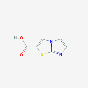 molecular formula C6H4N2O2S B1502662 Imidazo[2,1-B]thiazole-2-carboxylic acid CAS No. 773841-78-4