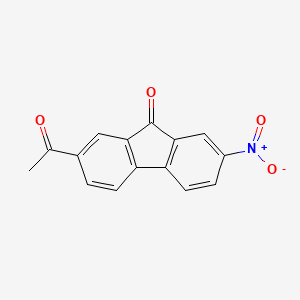 molecular formula C15H9NO4 B1502687 2-Acetyl-7-nitro-9H-fluoren-9-one CAS No. 24927-16-0