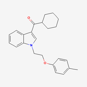 cyclohexyl{1-[2-(4-methylphenoxy)ethyl]-1H-indol-3-yl}methanone