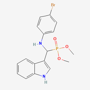 dimethyl {[(4-bromophenyl)amino](1H-indol-3-yl)methyl}phosphonate