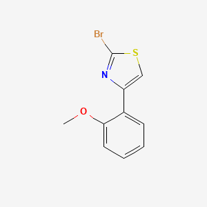 molecular formula C10H8BrNOS B1502695 2-Bromo-4-(2-methoxyphenyl)-1,3-thiazole CAS No. 412923-55-8