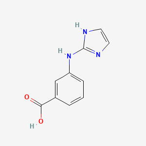 molecular formula C10H9N3O2 B1502696 3-(1h-Imidazol-2-ylamino)benzoic acid CAS No. 246135-55-7