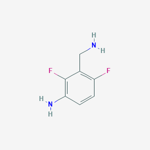 molecular formula C7H8F2N2 B1502698 3-(Aminomethyl)-2,4-difluoroaniline CAS No. 683744-94-7