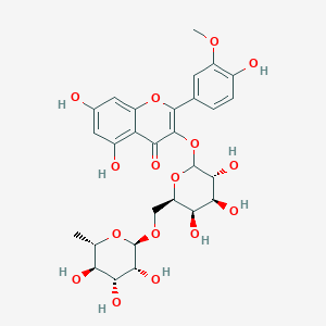 molecular formula C28H32O16 B150270 Isorhamnetin 3-O-robinobioside CAS No. 53584-69-3