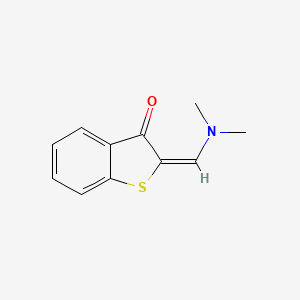 molecular formula C11H11NOS B15027101 (2E)-2-(dimethylaminomethylidene)-1-benzothiophen-3-one 