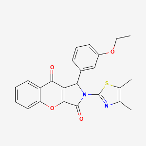 2-(4,5-Dimethyl-1,3-thiazol-2-yl)-1-(3-ethoxyphenyl)-1,2-dihydrochromeno[2,3-c]pyrrole-3,9-dione