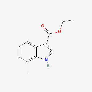 molecular formula C12H13NO2 B1502718 ethyl 7-methyl-1H-indole-3-carboxylate CAS No. 773128-82-8
