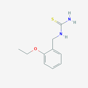 molecular formula C10H14N2OS B1502726 N-[(2-Ethoxyphenyl)methyl]thiourea CAS No. 296277-04-8
