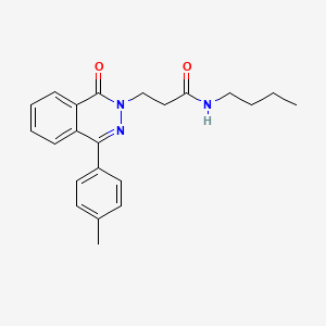 N-butyl-3-[4-(4-methylphenyl)-1-oxophthalazin-2(1H)-yl]propanamide