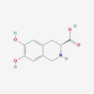 molecular formula C10H11NO4 B1502732 (R)-6,7-dihydroxy-1,2,3,4-tetrahydroisoquinoline-3-carboxylic acid CAS No. 792898-30-7