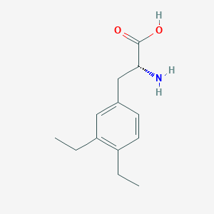(2R)-2-Amino-3-(3,4-diethylphenyl)propanoic acid