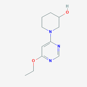 molecular formula C11H17N3O2 B1502734 1-(6-Ethoxypyrimidin-4-yl)piperidin-3-ol CAS No. 1065484-30-1