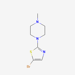 molecular formula C8H12BrN3S B1502735 1-(5-Bromo-1,3-thiazol-2-yl)-4-methylpiperazine CAS No. 623588-32-9