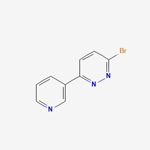 molecular formula C9H6BrN3 B1502737 3-Bromo-6-(pyridin-3-yl)pyridazine CAS No. 1159818-53-7