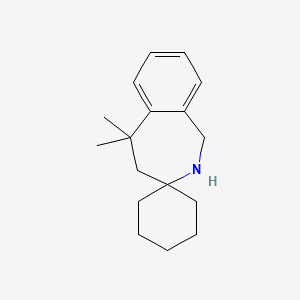 5,5-Dimethyl-1,2,4,5-tetrahydrospiro[2-benzazepine-3,1'-cyclohexane]