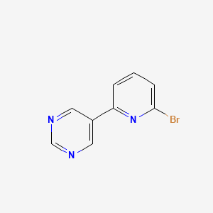 B1502746 5-(6-Bromopyridin-2-yl)pyrimidine CAS No. 440680-33-1