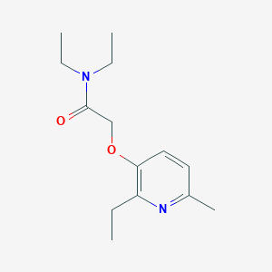 molecular formula C14H22N2O2 B15027472 N,N-diethyl-2-[(2-ethyl-6-methylpyridin-3-yl)oxy]acetamide 