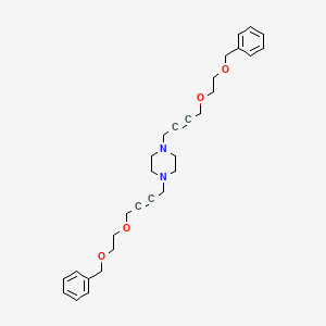 1,4-Bis{4-[2-(benzyloxy)ethoxy]but-2-yn-1-yl}piperazine