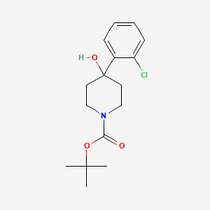 molecular formula C16H22ClNO3 B1502788 1-Boc-4-(2-chlorophenyl)-4-hydroxypiperidine CAS No. 553630-94-7