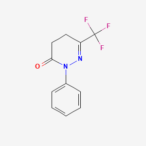 2-Phenyl-6-(trifluoromethyl)-4,5-dihydropyridazin-3(2H)-one