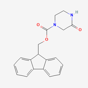 (9H-Fluoren-9-YL)methyl 3-oxopiperazine-1-carboxylate