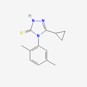 5-cyclopropyl-4-(2,5-dimethylphenyl)-4H-1,2,4-triazole-3-thiol