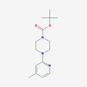 molecular formula C15H23N3O2 B1502802 tert-Butyl 4-(4-methylpyridin-2-yl)piperazine-1-carboxylate CAS No. 939986-26-2
