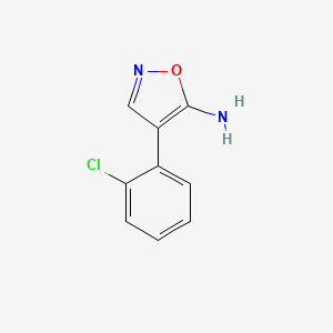 molecular formula C9H7ClN2O B1502808 4-(2-Chloro-phenyl)-isoxazol-5-ylamine 