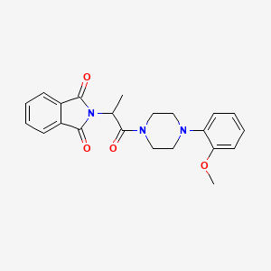 2-{1-[4-(2-methoxyphenyl)piperazin-1-yl]-1-oxopropan-2-yl}-1H-isoindole-1,3(2H)-dione